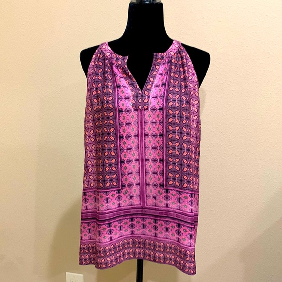 👚 Sleeveless Pink Blouse 👚 - Picture 1 of 6